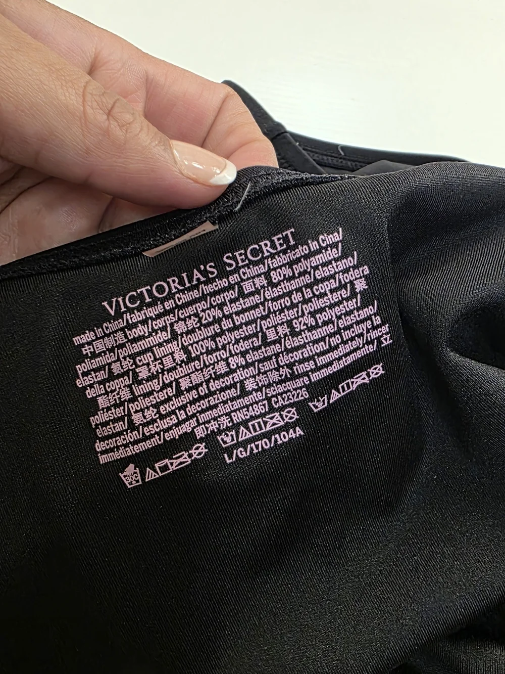 Victoria's Secret Black One-Piece Swimsuit